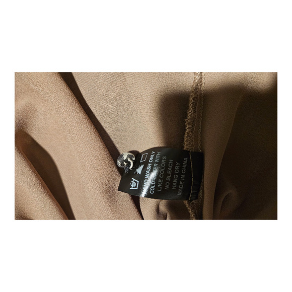 Dress Forum Large Brown and Beige Animal Print Long Sleeve Mini Dress - Picture 6 of 10